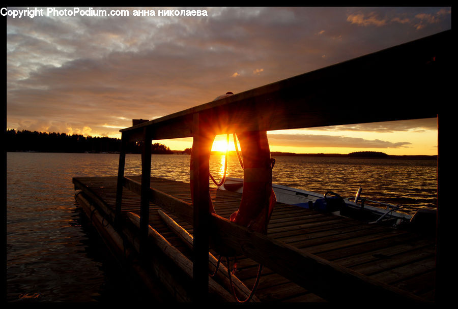 Boat, Dinghy, Dock, Landing, Pier, Deck, Housing