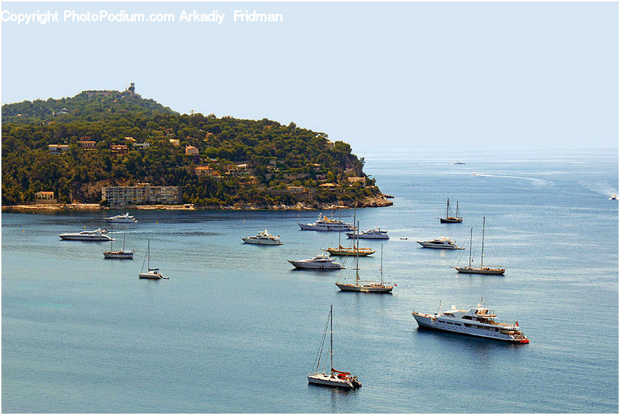 Boat, Watercraft, Ship, Vessel, Coast, Island, Land