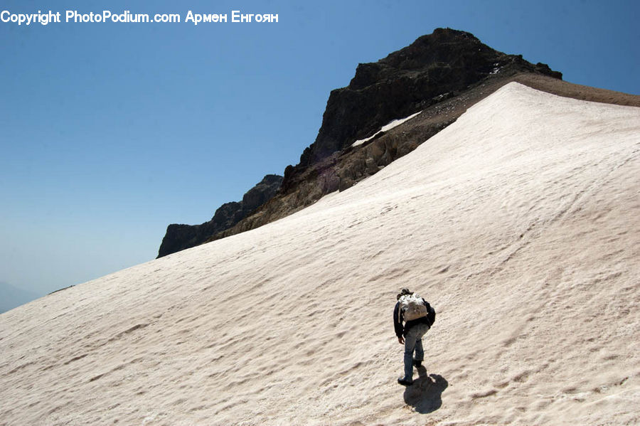Crest, Mountain, Outdoors, Peak, Hiking, Leisure Activities, Mountain Range