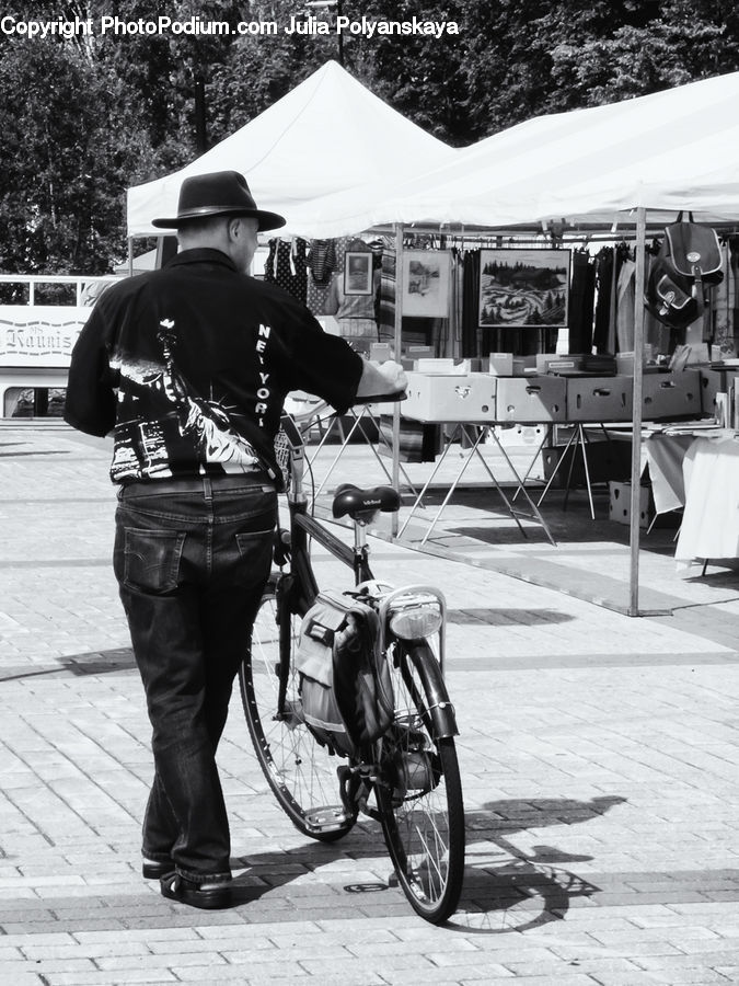 Human, People, Person, Bicycle, Bike, Cyclist, Grand Piano