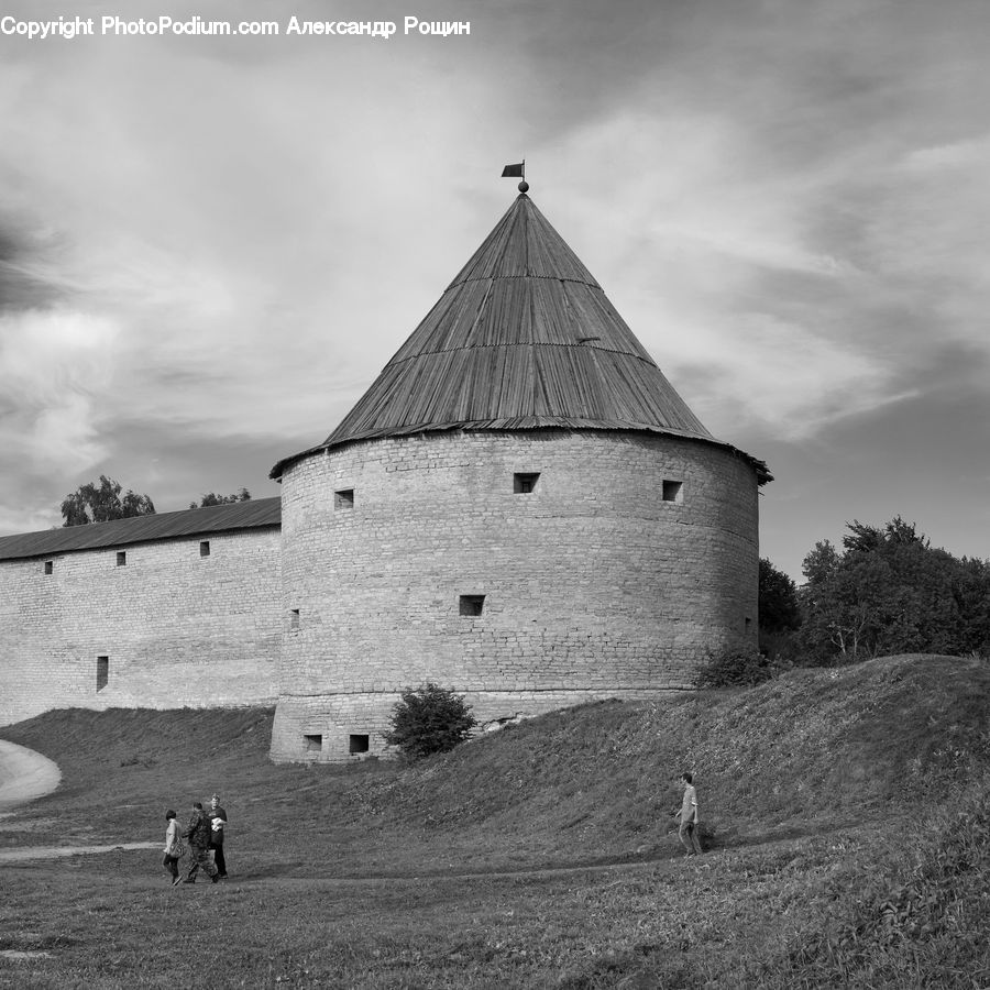 Architecture, Castle, Fort, Countryside, Outdoors, Church, Worship