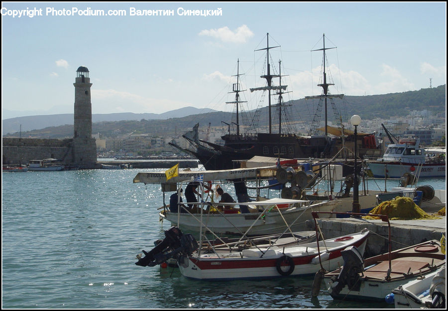 Boat, Watercraft, Yacht, Dinghy, Harbor, Port, Waterfront