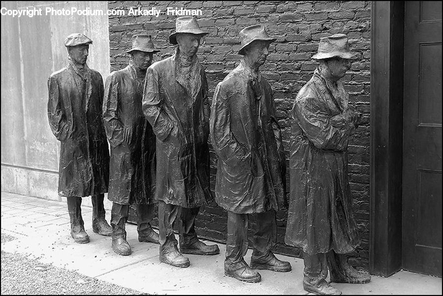 People, Person, Human, Art, Sculpture, Statue, Brick