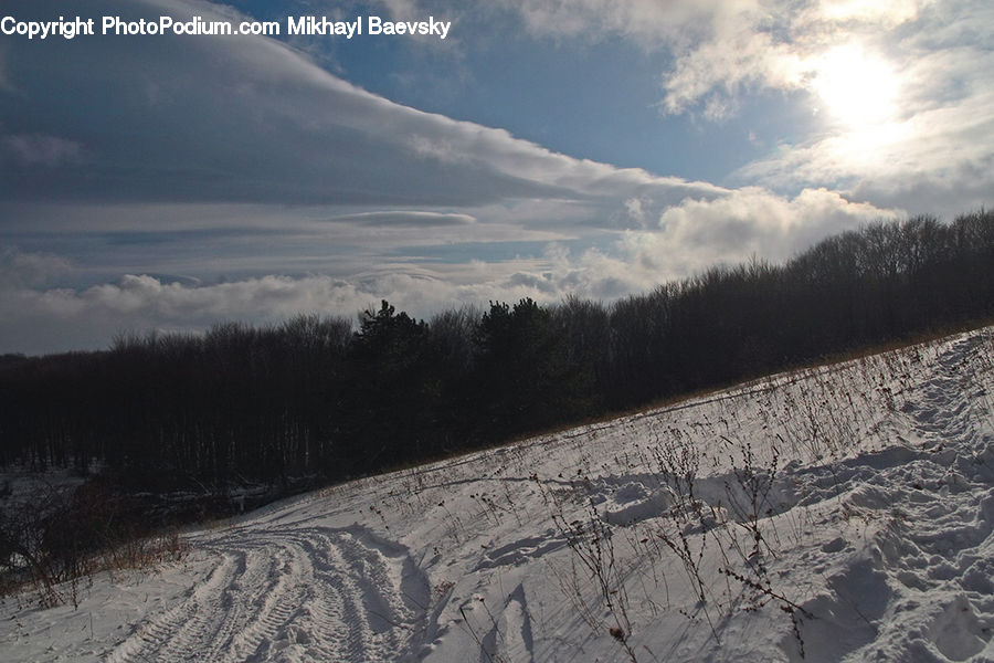 Piste, Skiing, Snow, Snowboarding, Dirt Road, Gravel, Road