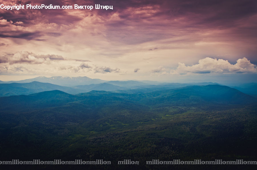 Mountain, Mountain Range, Outdoors, Azure Sky, Cloud, Sky, Cumulus