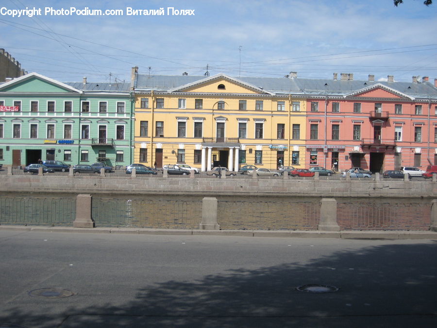 Architecture, Downtown, Plaza, Town Square, Building, Town, Apartment Building