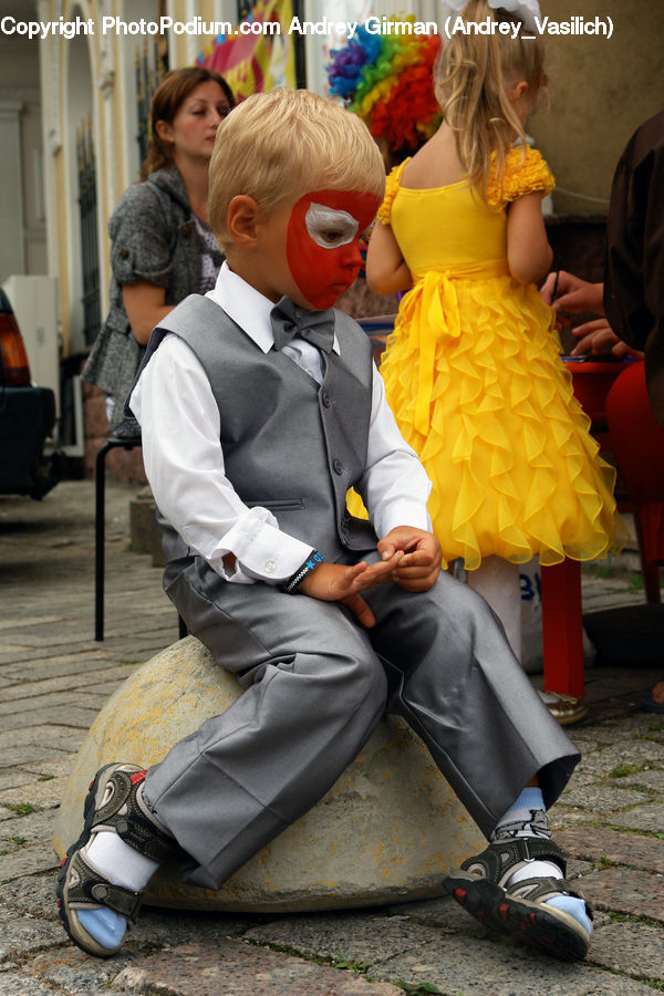People, Person, Human, Clown, Performer, Bonnet, Hat