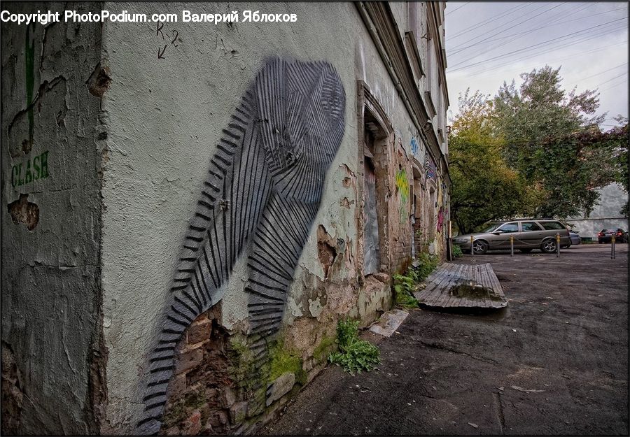 Ivy, Plant, Vine, Brick, Alley, Alleyway, Road