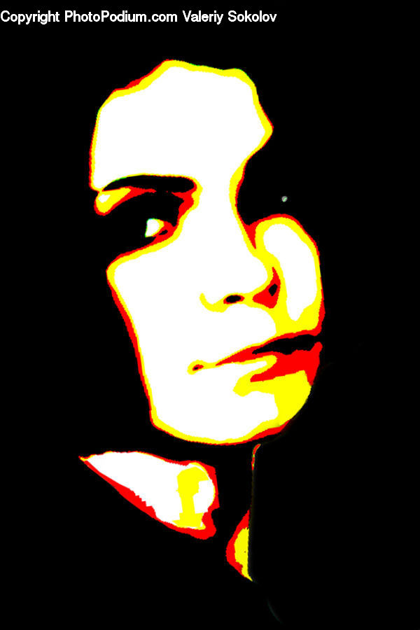 Head, Portrait, Silhouette, Face
