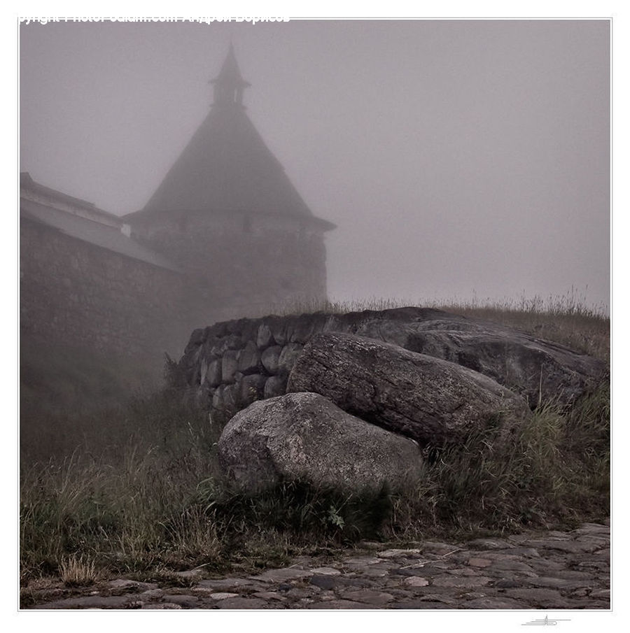 Rock, Beacon, Building, Lighthouse, Water Tower, Rubble, Architecture