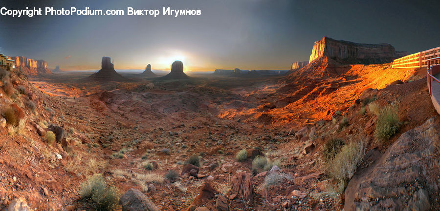 Desert, Outdoors, Canyon, Valley, Mountain, Mesa, Plateau