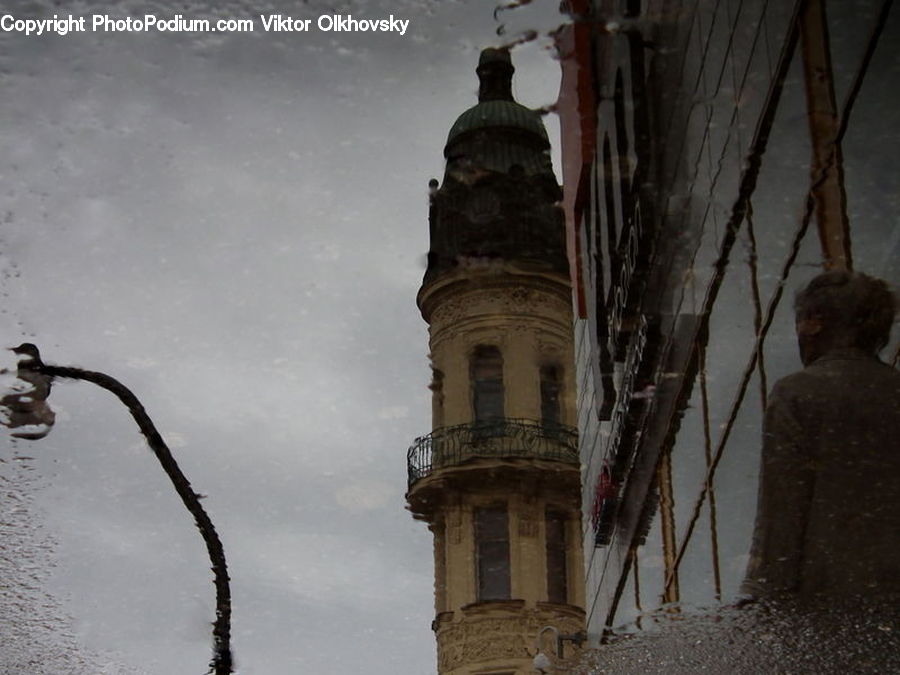 People, Person, Human, Balcony, Architecture, Bell Tower, Clock Tower