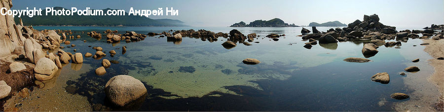 Rock, Beach, Coast, Outdoors, Sea, Water, Lagoon