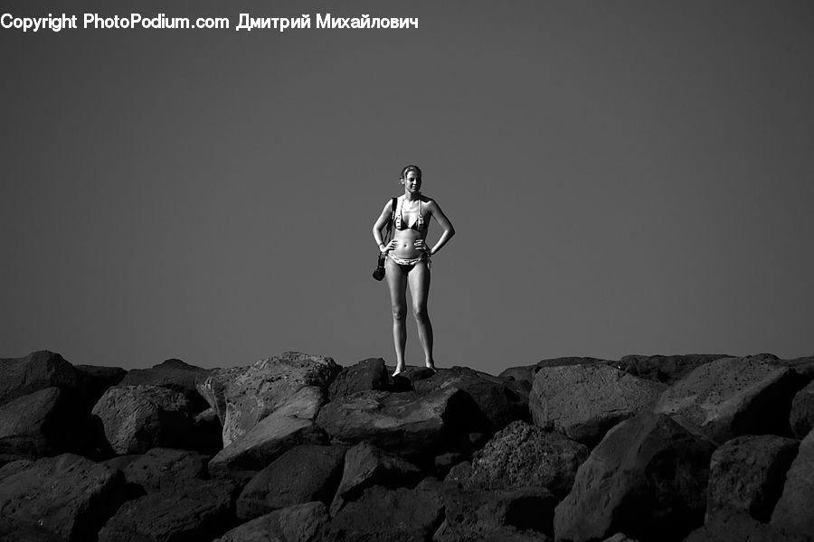 People, Person, Human, Underwear, Rock, Rubble, Outdoors