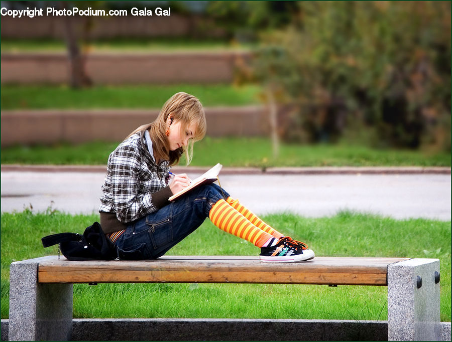 People, Person, Human, Bench