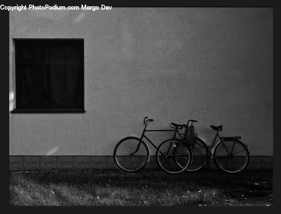 Bicycle, Bike, Vehicle, Fireplace, Hearth, Asphalt, Tarmac