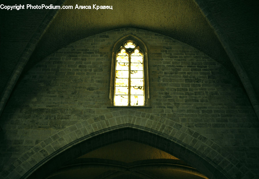 Arch, Arched, Crypt, Dungeon, Brick, Architecture, Church