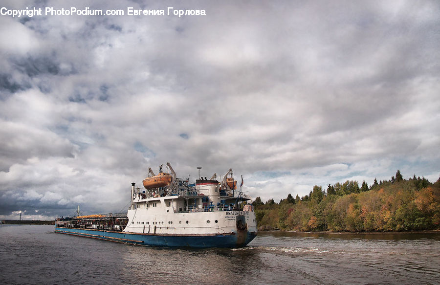Cruise Ship, Ferry, Freighter, Ship, Tanker, Vessel, Barge