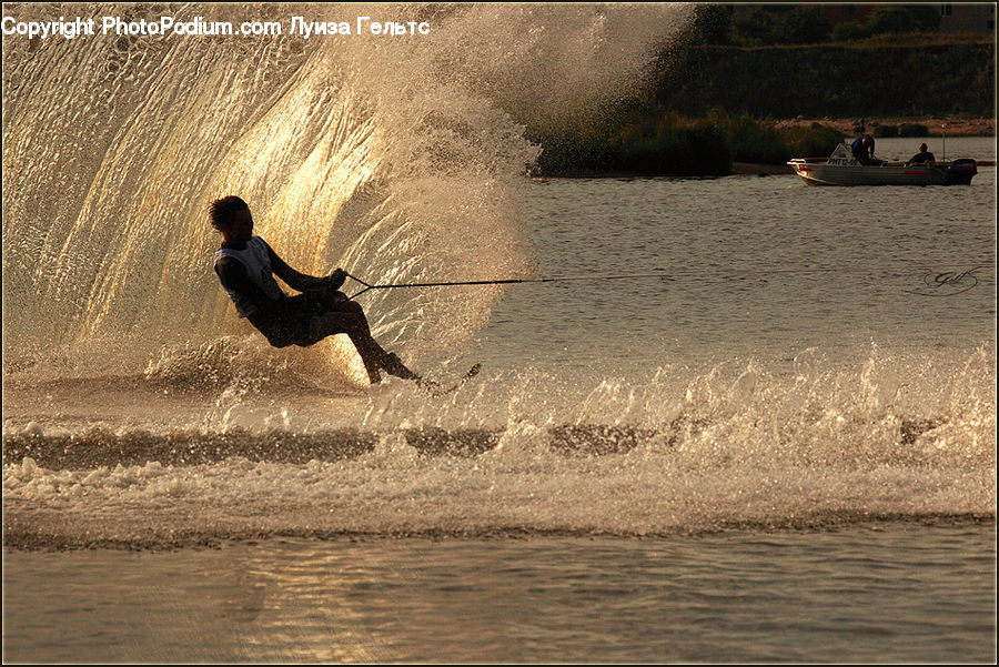 Jet Ski, Outdoors, Sea, Sea Waves, Sport, Surfing, Water