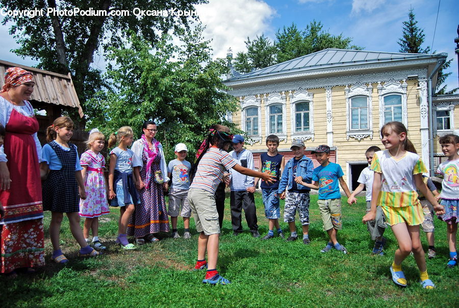 People, Person, Human, Backyard, Yard, Building, Housing