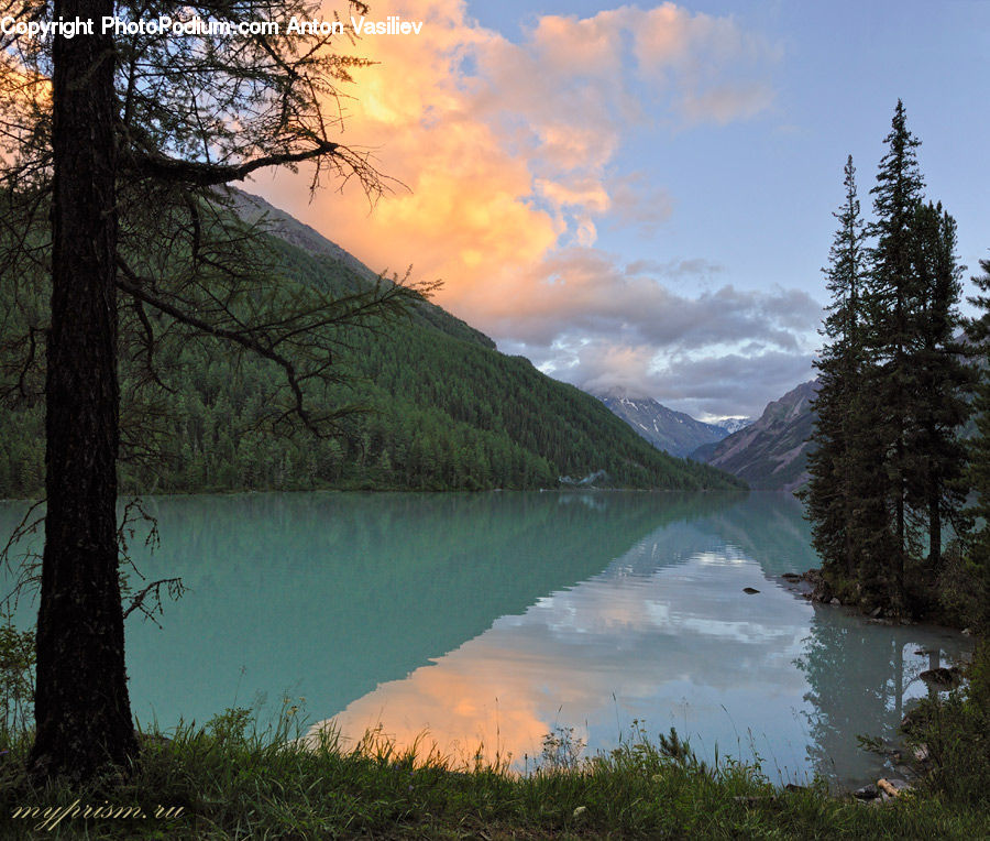 Dawn, Dusk, Sky, Sunrise, Sunset, Lake, Outdoors