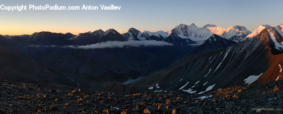 Mountain, Outdoors, Mountain Range, Arctic, Glacier, Ice, Snow