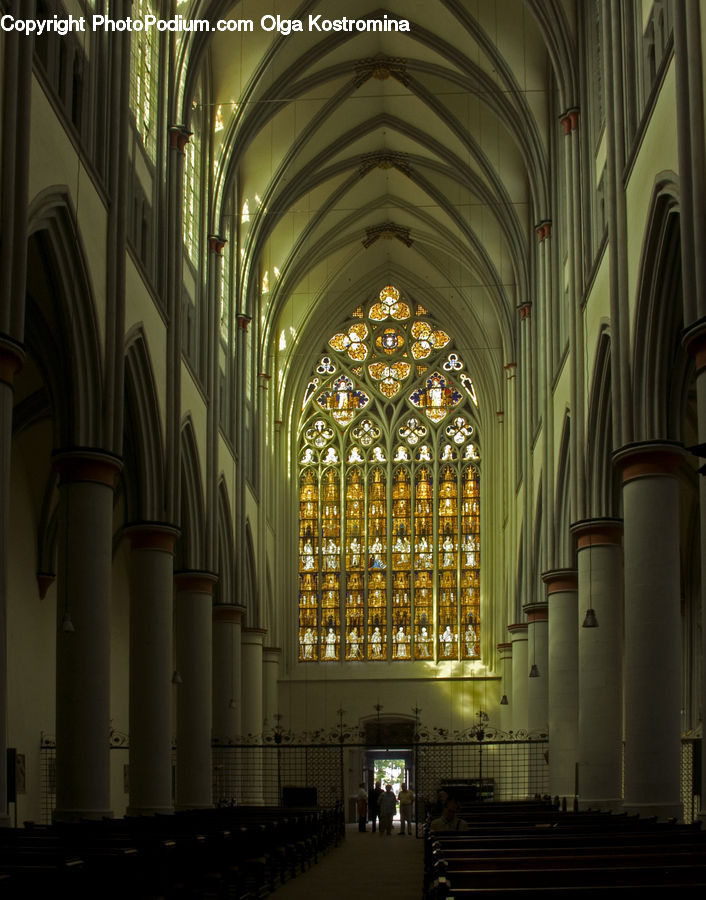 Architecture, Cathedral, Church, Worship, Aisle, Corridor, Column