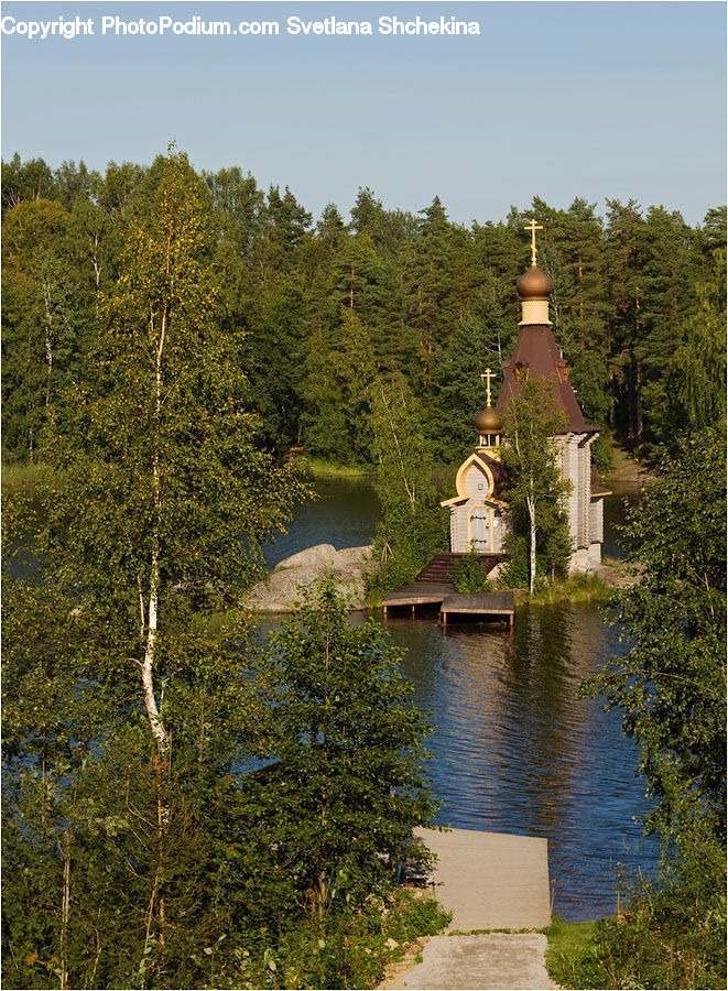 Building, Cottage, Housing, Architecture, Church, Worship, Spire