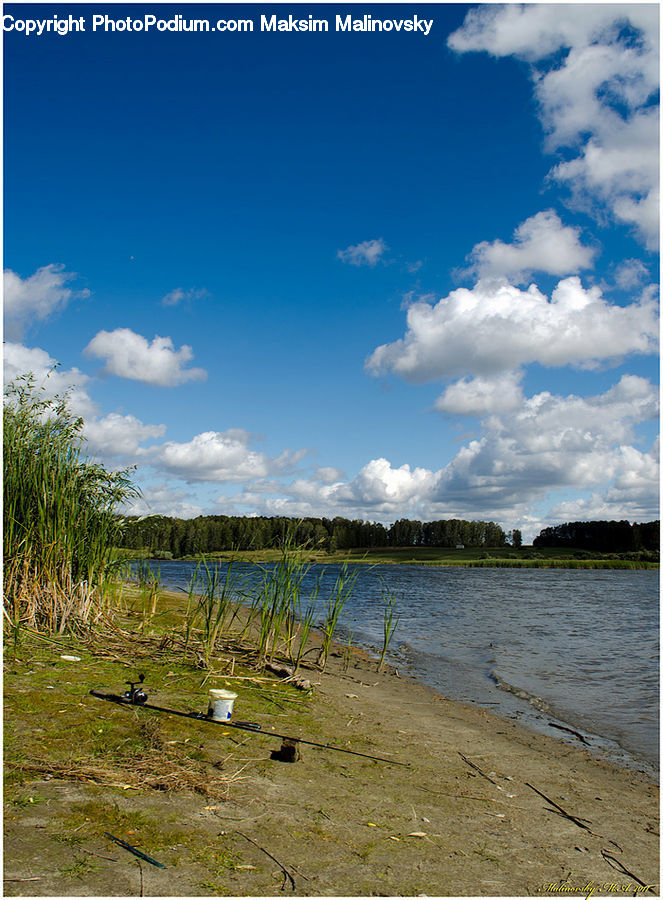 Cloud, Cumulus, Sky, Field, Grass, Grassland, Land