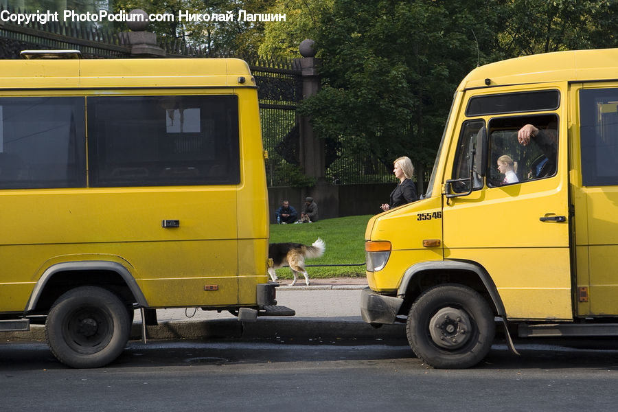 Car, Van, Ambulance, Vehicle, Column, Pillar, Caravan