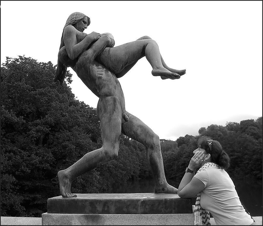 People, Person, Human, Art, Sculpture, Statue, Heel