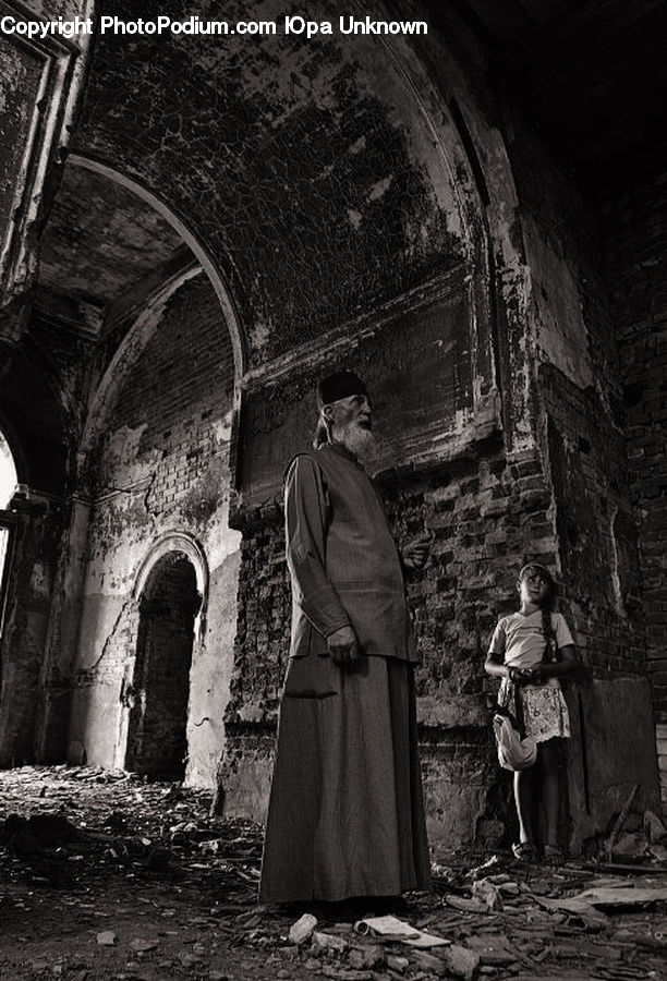 People, Person, Human, Arch, Crypt, Architecture, Cathedral