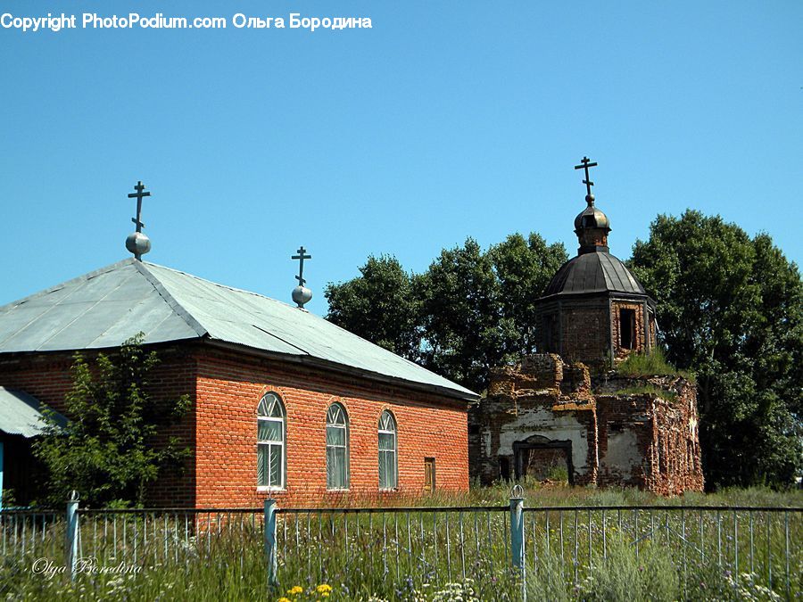 Architecture, Dome, Plant, Potted Plant, Building, Cottage, Housing
