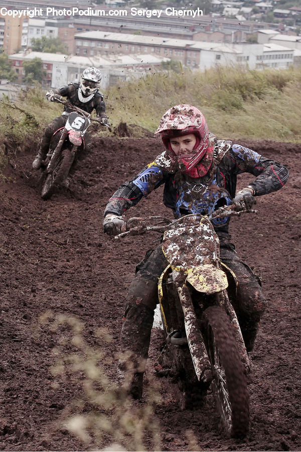 People, Person, Human, Mud, Soil, Motocross, Motorcycle