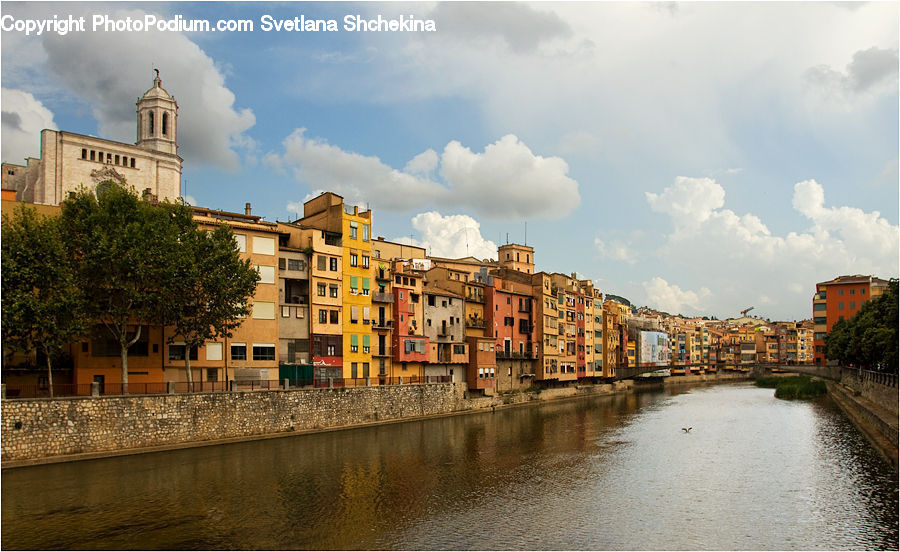 Canal, Outdoors, River, Water, Apartment Building, Building, High Rise