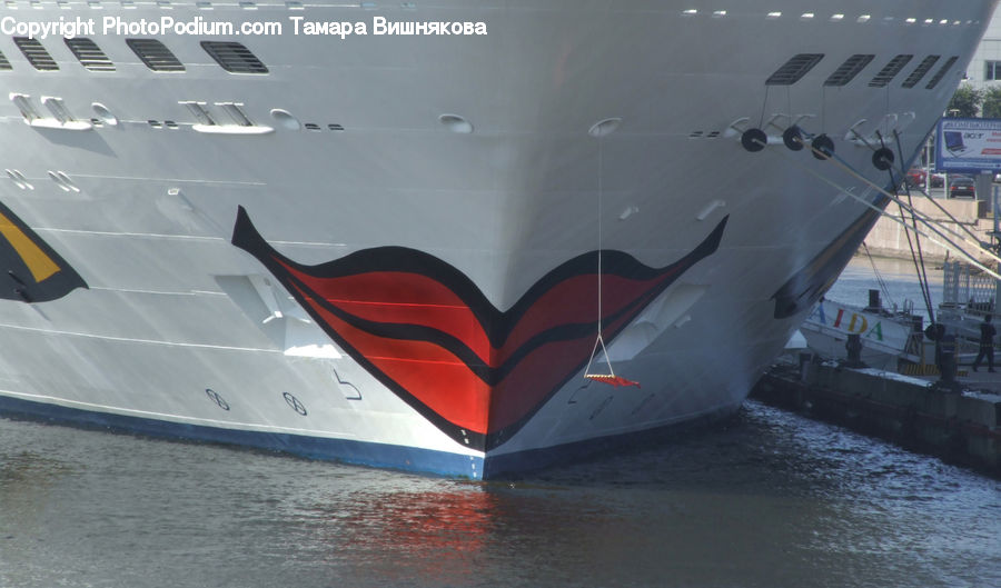 Aircraft, Airplane, Cruise Ship, Ocean Liner, Ship, Vessel, Boat