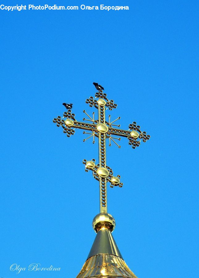 Cross, Architecture, Tower, Crucifix, Spire, Steeple, Amusement Park