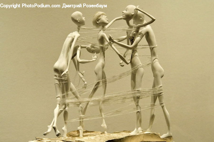 Art, Sculpture, Statue, Paper, Artemis, Anubis, Drawing