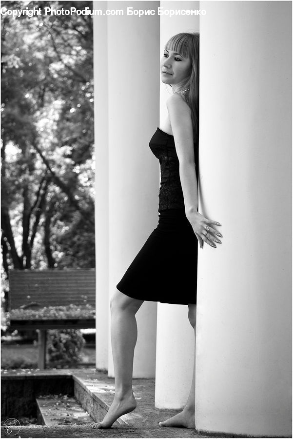 People, Person, Bench, Human, Female, Portrait, Selfie