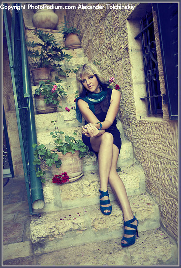 People, Person, Human, Plant, Potted Plant, Female, Girl