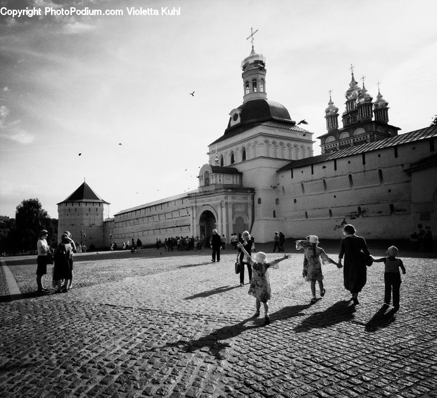 Architecture, Castle, Fort, Downtown, Plaza, Town Square, City