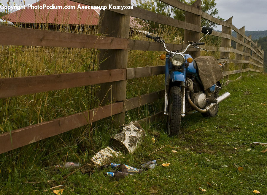 Motor, Motorcycle, Vehicle, Scooter, Motor Scooter, Vespa, Trash