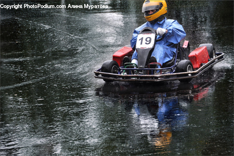 People, Person, Human, Kart, Boat, Canoe, Rowboat