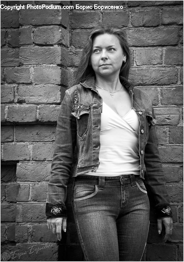 People, Person, Human, Brick, Female, Portrait, Selfie