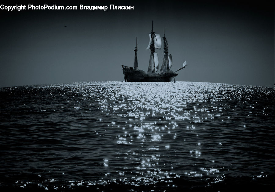 Architecture, Tower, Water, Outdoors, Ripple, Ship, Vessel