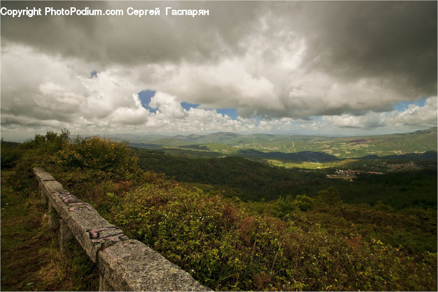 Cloud, Cumulus, Sky, Mountain, Mountain Range, Outdoors, Dirt Road