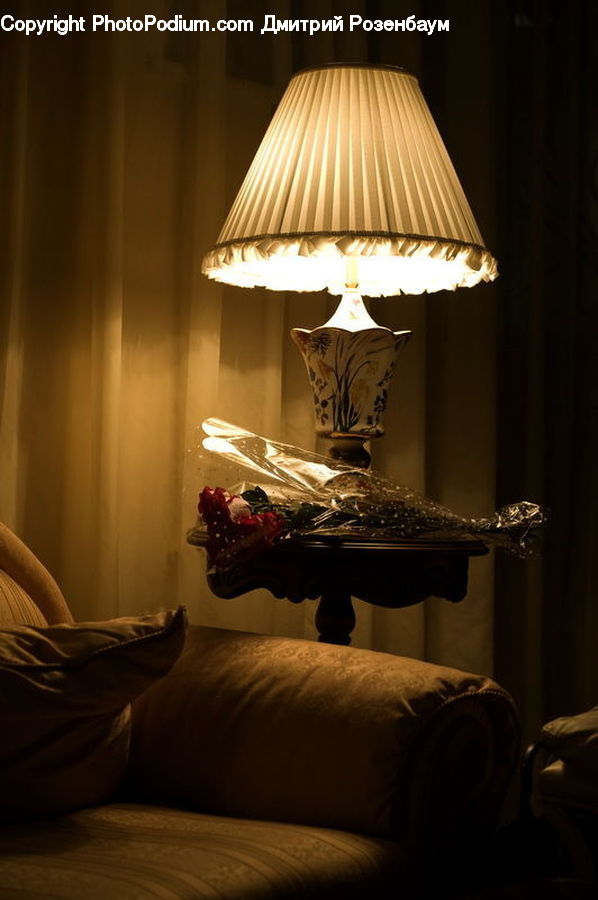 Couch, Furniture, Lamp, Pitcher, Dining Room, Indoors, Room