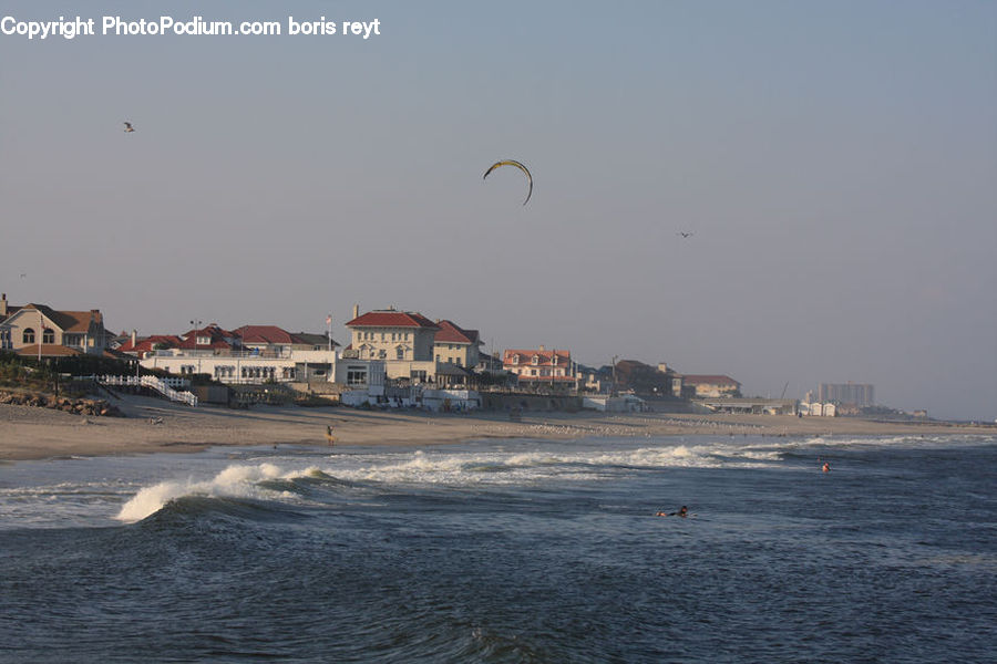 Beach, Coast, Outdoors, Sea, Water, Building, Downtown