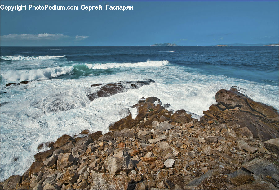Coast, Outdoors, Sea, Water, Ocean, Beach, Sea Waves