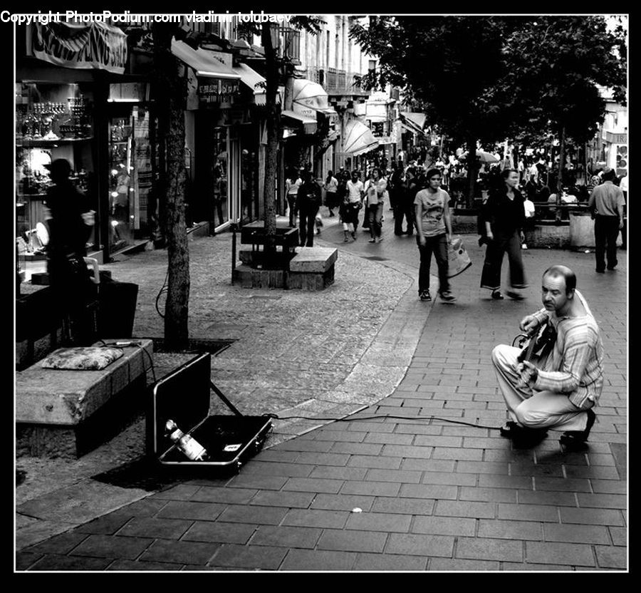 People, Person, Human, Sitting, Musical Instrument, Musician, Performer